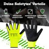 Safetytex 12 Pairs of Work Gloves, Assembly Gloves with Latex
