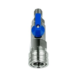 High Pressure Washer Ball Valve Kit 3/8 NPT Quick Connector 4500 PSI for Power Washer Hose
