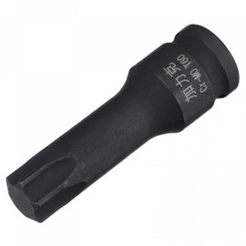 uxcell T60 Impact Torx Bit Socket, 3/8" Square Drive 60mm Length CR-MO Metric Sizes