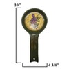ACK Ceramic Spoon Rest (Grape),Cooking Spoon Holder for Kitchen Counter,
