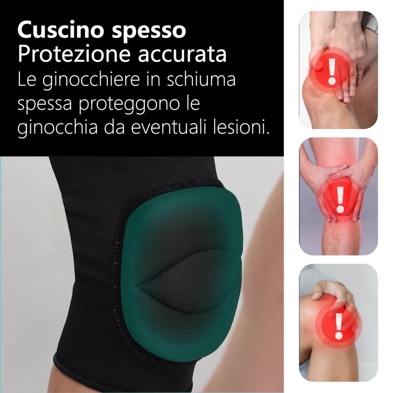 Esshogo 1 Pair Volleyball Knee Pads Foam Soft Knee Pads
