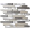 VAOVI Linear Mosaic Backsplash Peel and Stick Tile for Stove,Subway
