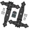 KOTARBAU Set of 2 Cross Hinges Black 150 mm Shutter