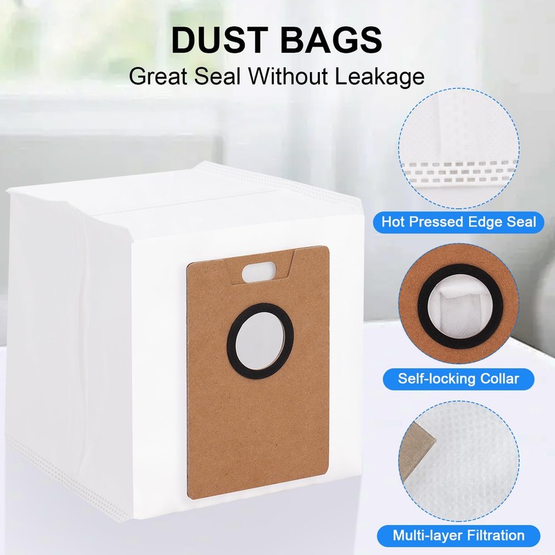Dust Bags Replacement Compatible with Tapo RV30 Max Plus /RV20