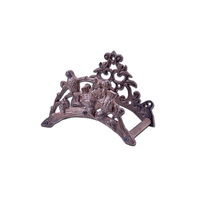 Garden Hose Holder Reel Wall Mounted Hanger Hook With Birds