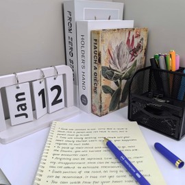 Fengtaiyuan B10P18Prox6, Gel Pens, Blue Ink, Bold Point 1.0mm, Writting Pens, Smooth, 6 Pack (B10P18Prox6)