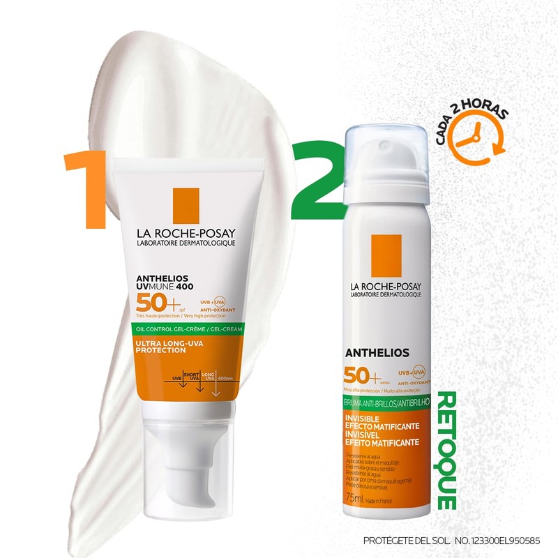 Rutina de Protección Solar para piel Grasa: Kit La Roche