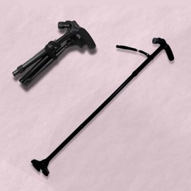5-stage foldable senior cane, hiking stick, ultra-light cane adult cane