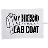 Hippowarehouse My Hero Wears a Lab Coat Tea Towel Eco
