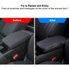 Universal Car Armrest Cover, PU Leather Auto Center Console Pad
