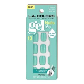 L.a. Colors Kit De Uñas Postizas Nails Gel On! C/pegamento