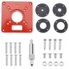 Router Table Insert Plate Aluminum Alloy Compatible with Makita Routers