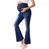 Maternity Jeans Over The Belly Slim Stretch Flare Maternity Pants