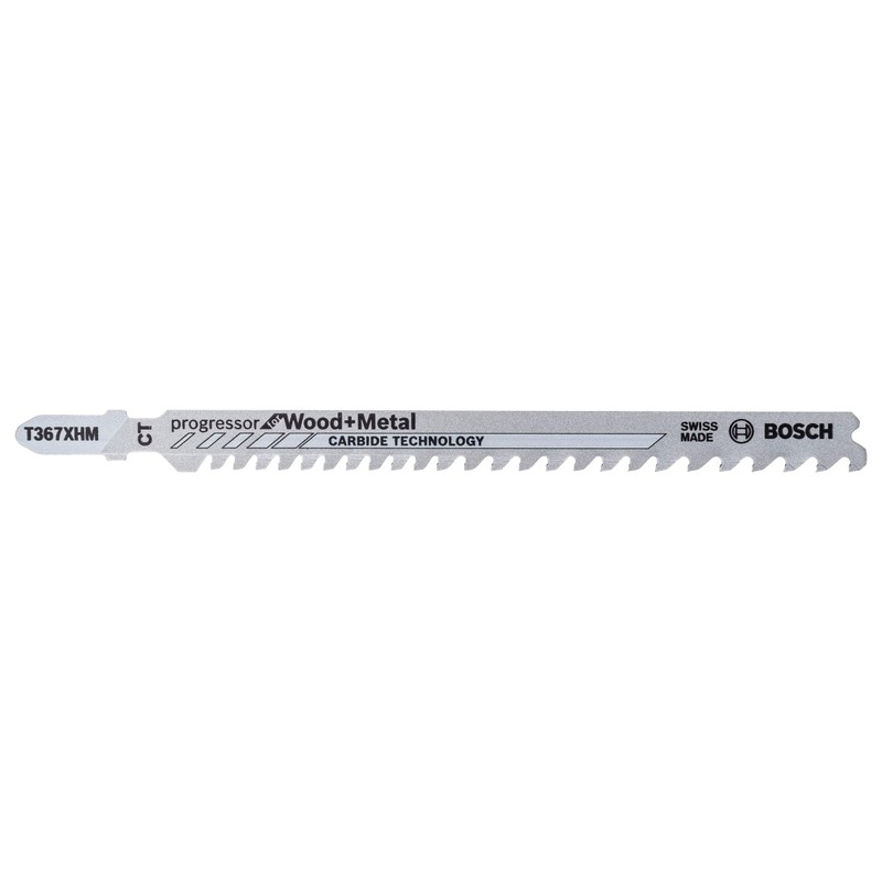 Bosch, 2608667562, Professional 3-Piece Jigsaw Blade Set, T 367 XHM