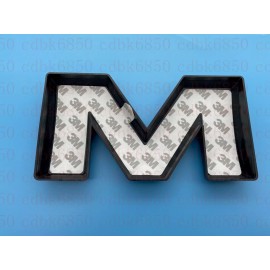 Auto Rear Matte Black Emblem Overlay 2019-2024 GMC Sierra 1500 2500HD 3500HD