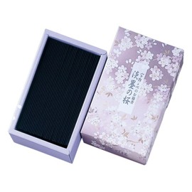 (Chiyo Uno Incense) Light Ink Cherry Blossom Incense, Very Small Smoke Type Incense Stick, Rose Filling, Eirakuya