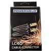 Powerweld LC40 Lenco Style Cable Connector Set (1 Male/1 Female)