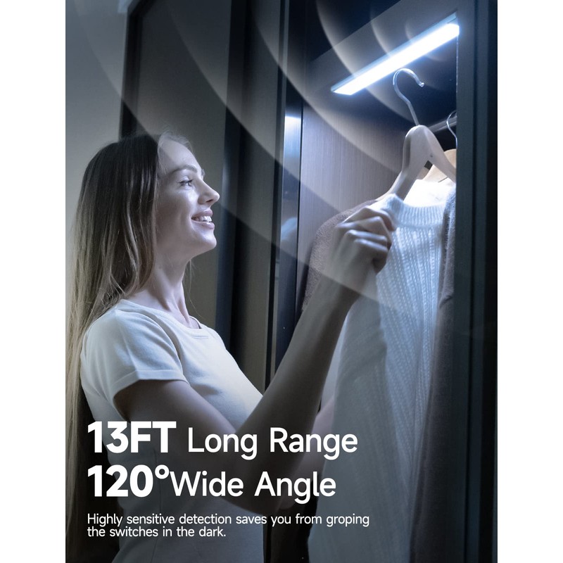 Under Cabinet Lights, Rechargeable battery operated lighting with 40 LED,
