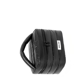 Tragbare Makeup Tasche mit groß für Damen und Frauen/Schminktasche mit reißverschluss/Reise Kosmetiktasche/Make Pinsel Organizer Bag/Wasserabweisendes Daunenjackenstoff/Cosmetic Handtasche