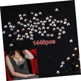 VILLFUL 1440pcs Crystal Ab Rhinestones Kit DIY Jewelry Making Flatback Stones for Bags Clothes Cellphone Decor