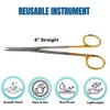 Tungsten Carbide TC Micro IRIS Scissors Sharp/Sharp Blades for Fine