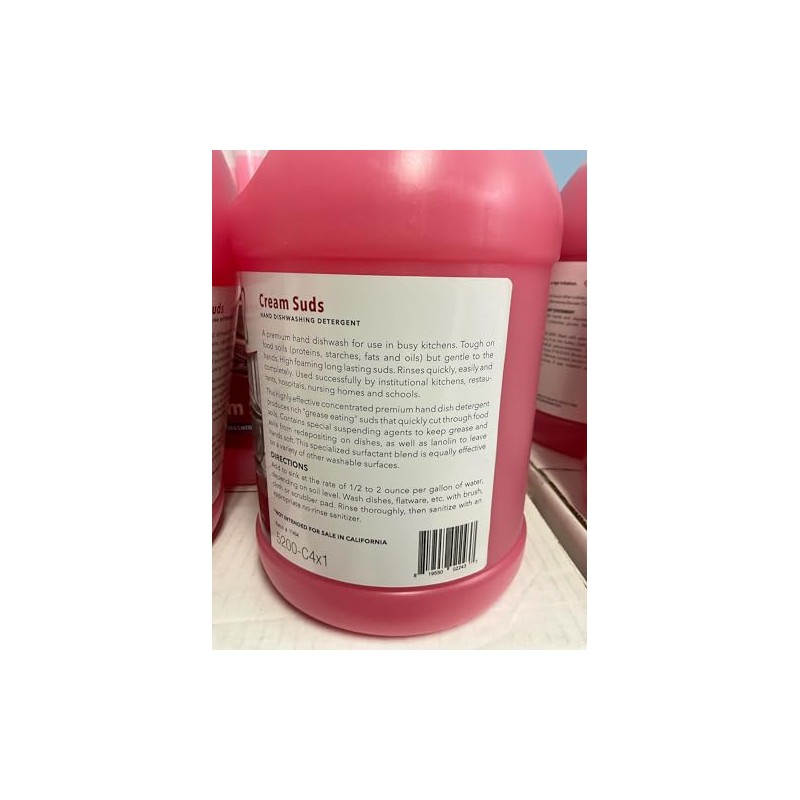 CUI Inc Pink Suds by Capital Fresh Hand Dishwashing Detergent,