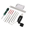 Guitar Maintenance Tool Kit Hex Wrench File Screwdriver Ruler String
