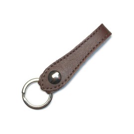 Leather Workshop Satou Keychain, Key Ring, Belt Loop, Men's, Women's, Band, Belt, Strap, Genuine Leather, Braun