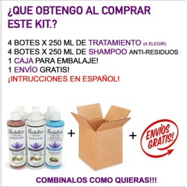 Tratamiento Keratina Brasileña Alaciado Permanente Kit 1lit