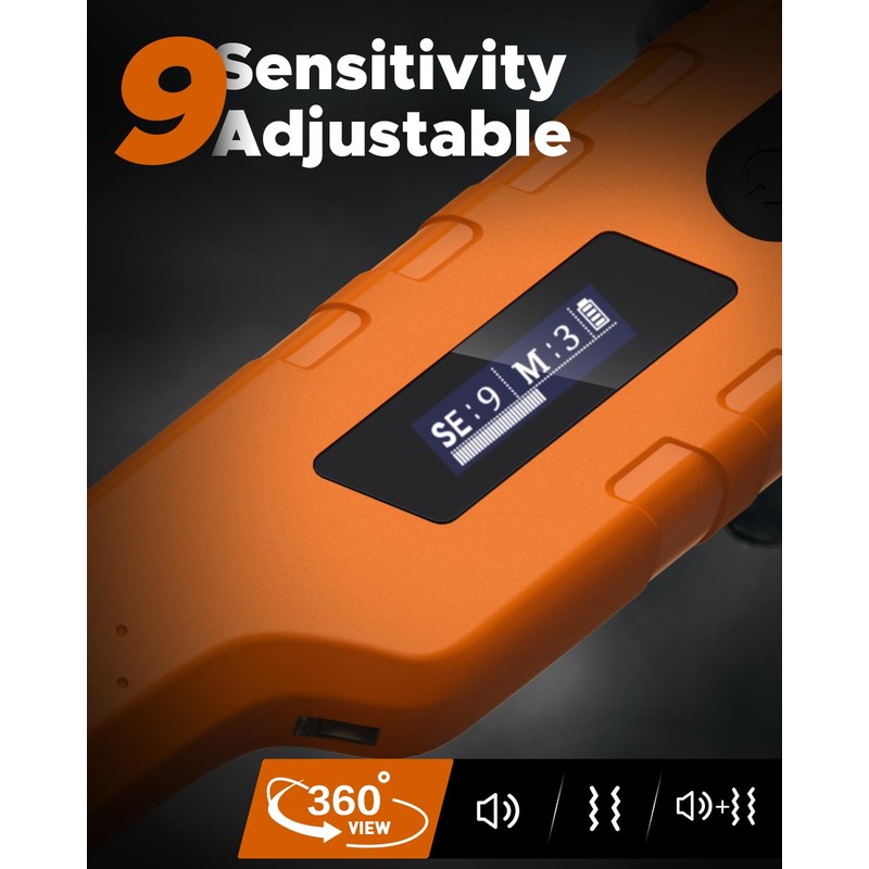 Rechargeable Metal Detector Pinpointer for Adults & Kids, Fully Waterproof