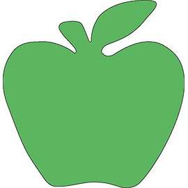 50 Sheets Green Apple Sticky Notepad 3in Cute Self Stick Fall Classroom Note Back to School Lunch Notes Bulletin Board Décor Gifts Tags Decorations Teacher Supplies Memos Reminders USA Made