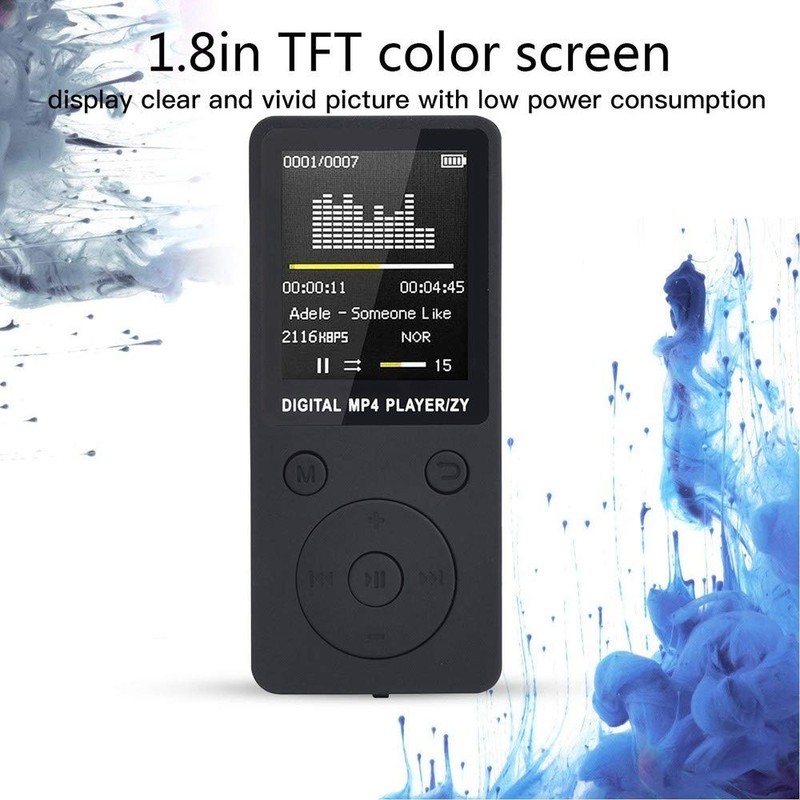 Urhomy MP3 Player, Music Player, Small, Ultra Lightweight, Japanese Compatible,