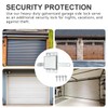 QZATTCAEN Garage Door Side Lock Inside Deadlock for Most Garage