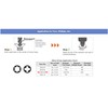 ENGINEER DWZ-08 Hex Socket Screw Extractor for The Quick &