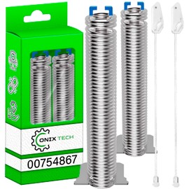 Dishwasher Hinge and Spring Repair Kit Compatible with Original Code 00754867 Suitable for Bosch and Siemens Dishwashers ONIX TECH