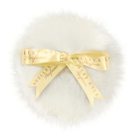 Shelley Kyle Classic Powder Puff, Handmade, Lambs Wool Dusting Powder Puff, 1 Count