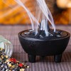 NKlaus Incense Burner 7 x 8.5 cm Cast Iron Black