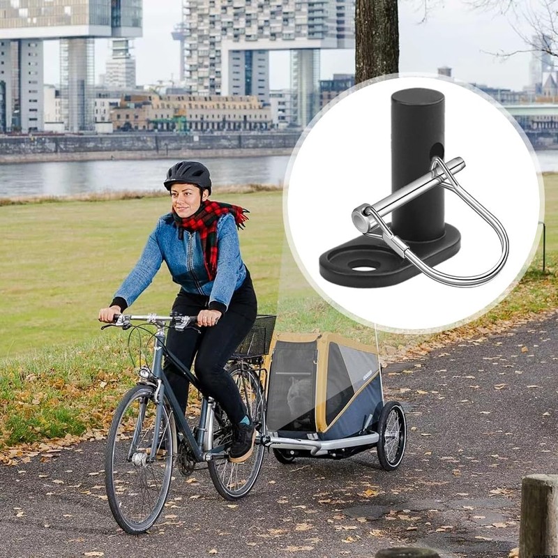 HONGECB Bicycle Trailer Coupler, Bicycle Towing Hitch Trailer Accessories with