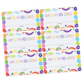 TEHAUX 100sheets Cartoon Reward Cards for Classroom Incentives Fun Punch Cards for Teacher and Student Motivation for Behavior Tracking and Homework Rewards