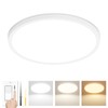 12Inch LED Ceiling Lights Flush Mount, Dimmable 3000K 4500K 6000K