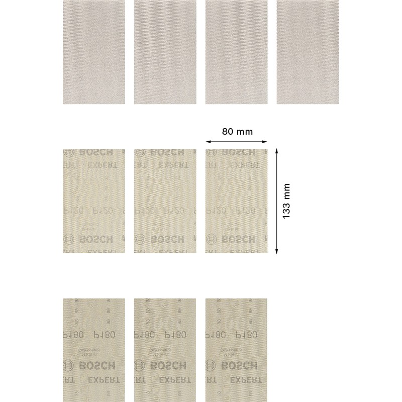 Bosch Professional 10 pc. Expert M480 Sanding Net Set (for