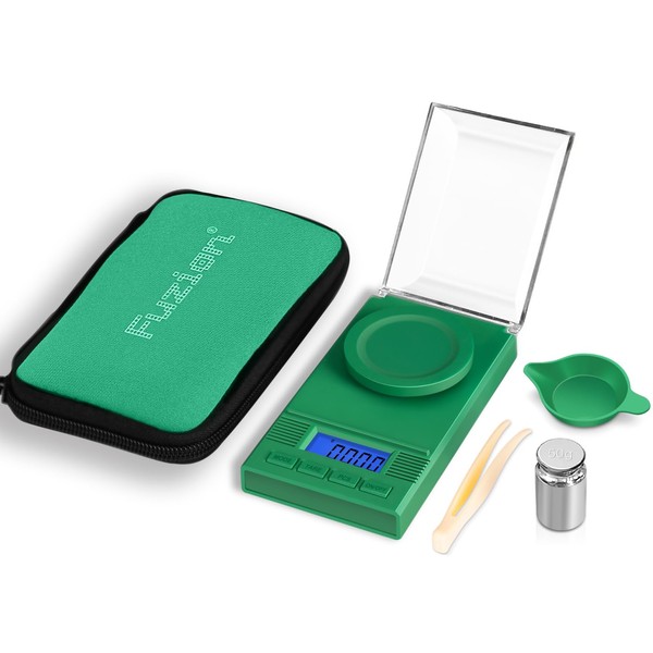 Fuzion Milligram Scale 50g/ 0.001g, Portable mg Scale with LCD