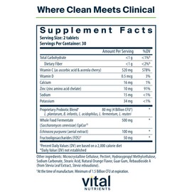 Hyperbiotics Vital Nutrients Leaky Gut Repair Supplement Probiotic | Science Backed Formula Strengthens Intestinal Barrier and Gut Health* | Reduces Digestive Discomfort | 60 Vegan Count