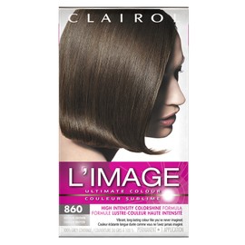 Clairol L'Image Permanent Hair Dye, 860 Medium Brown Hair Color, 1 Count