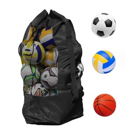 Extra Large Ball Bag Heavy Duty Mesh Soccer Ball Bag,Yenghome Drawstring Bags Hold Equipment for Basketball, Volleyball, Baseball,Football,Sports