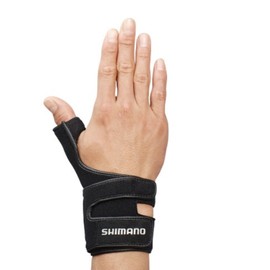 Shimano GL-05RQ Gloves Wrist Support Gloves (Right Hand) Black L Fishing Gloves