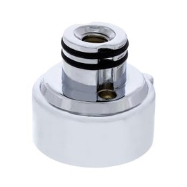 UNITED PACIFIC 70665B Gearshift Knob Mounting Adapter, 1", Chrome, Vertical, O-Ring Design, with LED Mount, for Eaton-Fuller 9/10 Speed Shifters