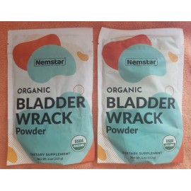 NEMSTAR NATURALS Qty 2 - NEMSTAR Naturals - Organic BLADDER WRACK Powder - 35 Servs - Exp 9/2025
