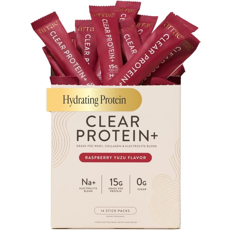 Clear Protein – Natural Protein Supplement with Electrolytes, Smooth Texture,