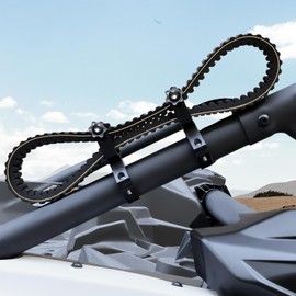 StarknightMT UTV Drive Belt Mount Fit 1.5"-2" Roll Cage, Universal Drive Belt Holder Compatible with Polaris RZR, Can-Am Commander, Maverick X3, Kawasaki Mule/Teryx, Pioneer, Talon, Rhino/YXZ